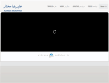 Tablet Screenshot of mokhtar.ir